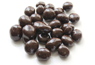 Chocolate coffee beans